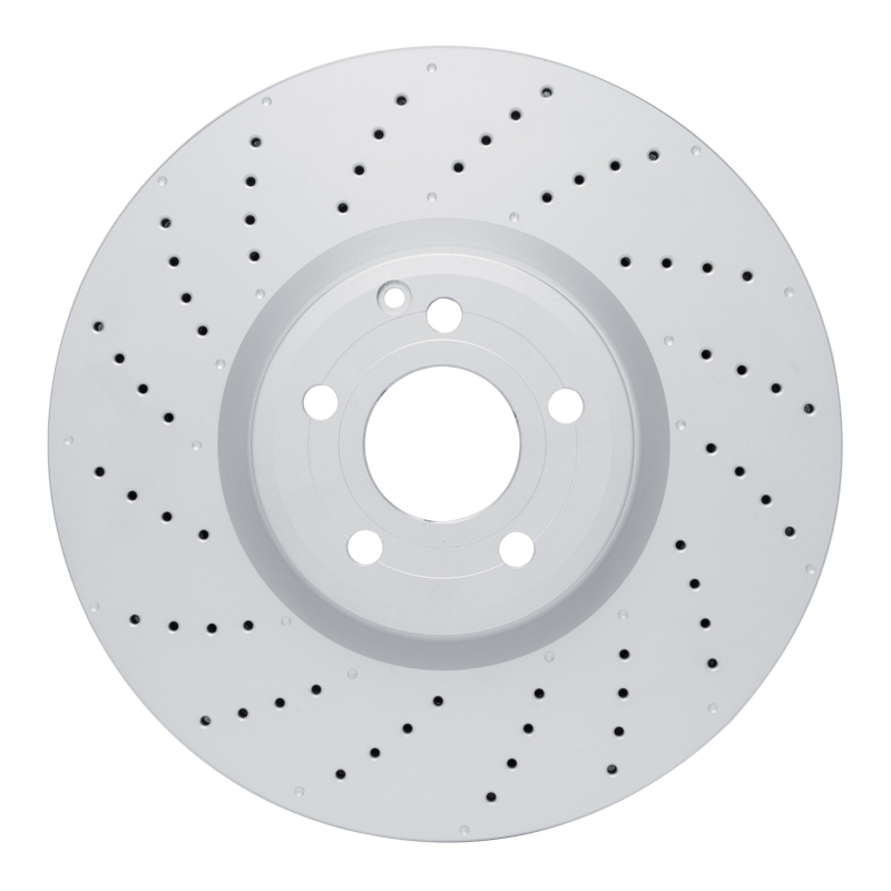 Mercedes-Benz SL400 Brake Rotor (1) - Front - R1 Concepts - Drilled Carbon Alloy GeoMET - `13-`20